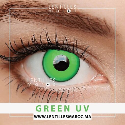 Lentilles Halloween - Green UV