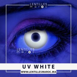 Lentilles Halloween - UV White