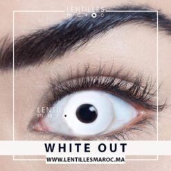 Lentilles Halloween - White Out